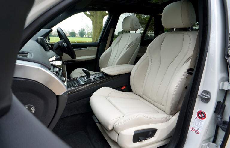 clean car seats with shaving cream